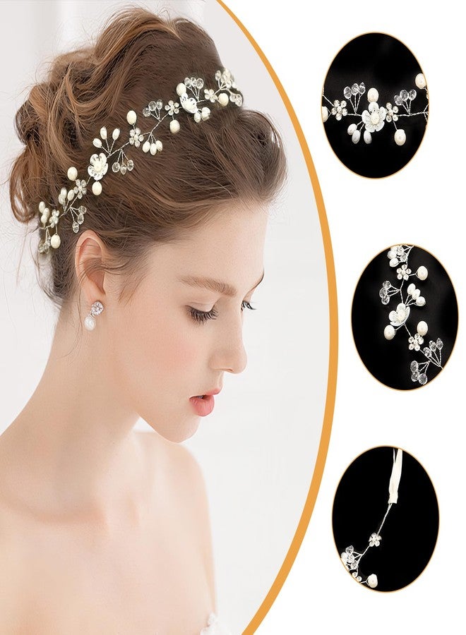 braxan 2 Pcs Flower Crown for Girls, Flower Girl Crowns for Weddings, Perfect for Birthday, Wedding, Holiday, and Fairy Parties, Adjustable Size and Comfortable - Image 4